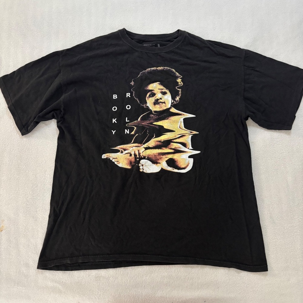 Brooklyn Mint Notorious BIG Ready to Die Glitch Graphic Tee Black XL Mens